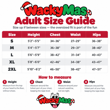 WackyMas Adult Christmas Onesie